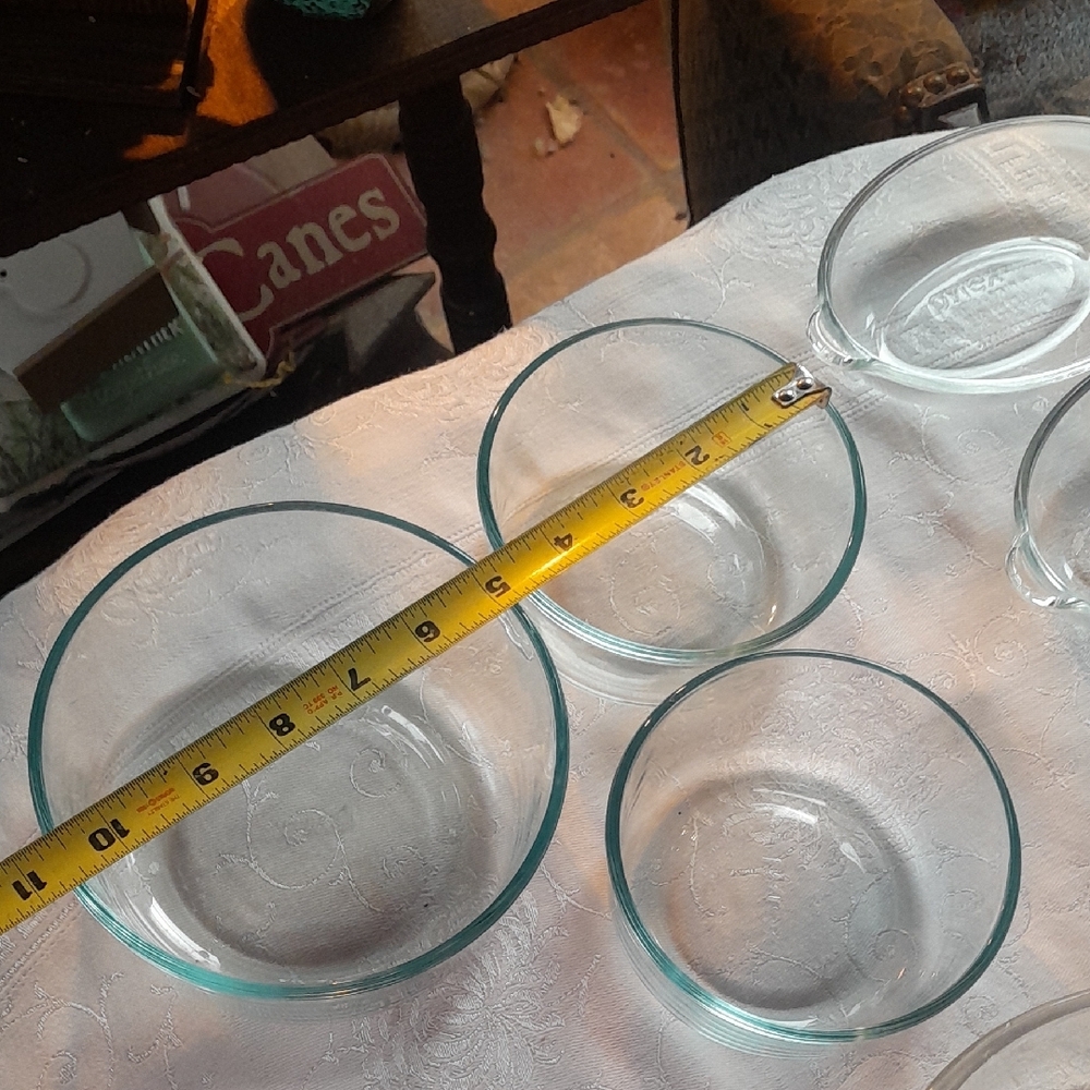 Pyrex Clear Glass Bowl Set 18 Piece - Picture 3 of 9